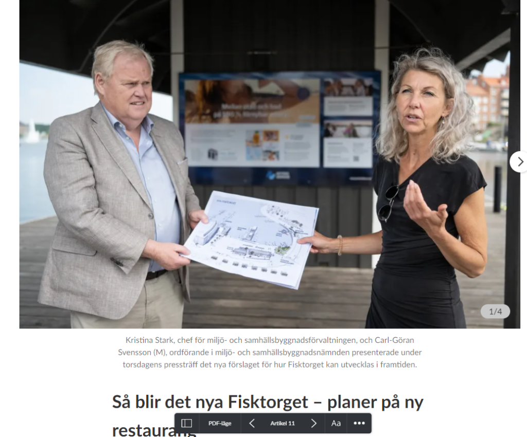 Nu finns det SPÄNNANDE PLANER för Fisktorget i Karlskrona!